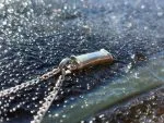 Jord Breathing Necklace — silver pendant